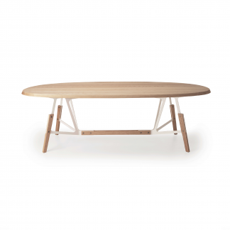 Stammtisch oval dinner table design Alfredo Häberli